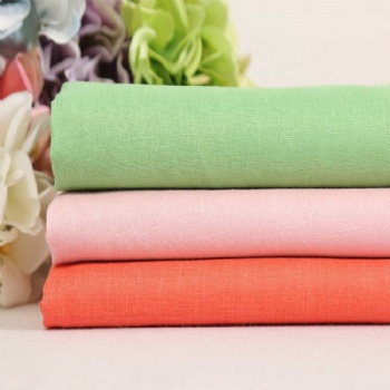 Pure 100 Linen Fabric 145GSM Woven Style Dress Casual Cotton Linen Fabric
