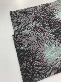 2023 new design waterproof custom printed cheap polar fleece fabric for outdoor men coat