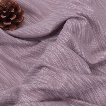 Hot sell 250gsm Single hole silk slub NR brocade cotton Roman cloth for t-shir and dress
