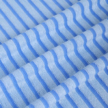 2023 Hot Sell 180gsm 60 Bamboo 40 Polyester Single Side Terry bamboo fiber fabric For Blanket