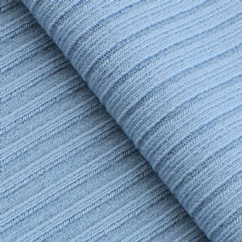 Solid custom color rayon spandex collar cuff stretch rib knit fabric