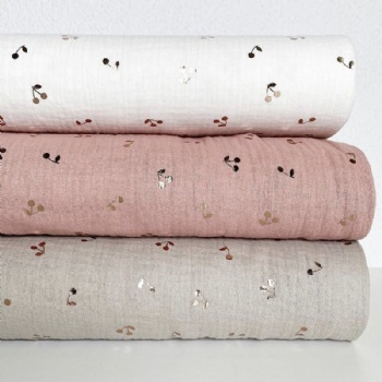 Wholesale muslin fabric from china printed 100 cotton muslin fabric baby korean cotton fabric
