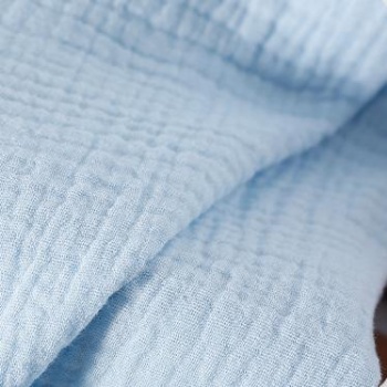 Double-layer Crepe Bath Towel Breathable Pajamas Baby Blanket Gauze Washed Cotton Crepe Fabric
